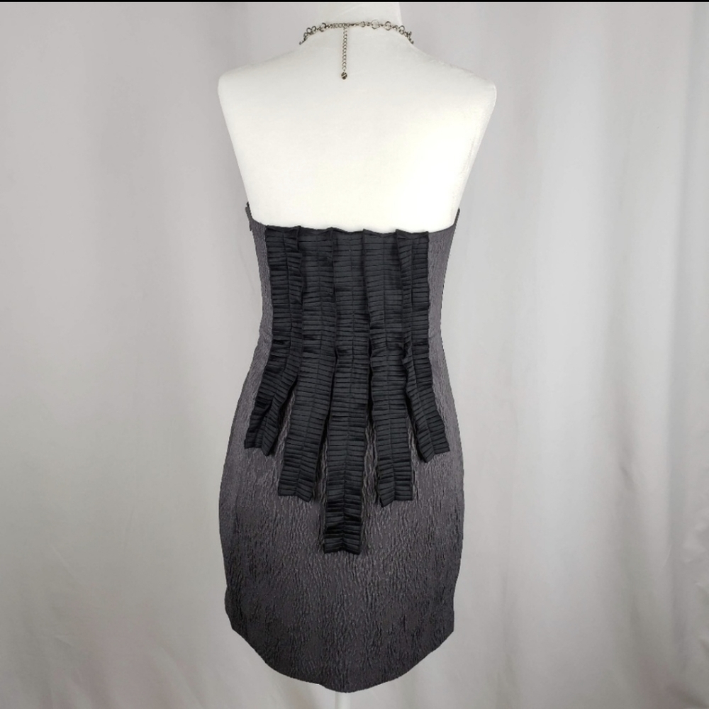 Bcbgeneration Pleated Ruffle Strapless Mini Dress - image 3